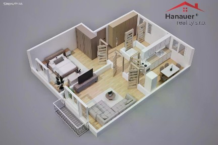 Prodej bytu 2+1 66 m²