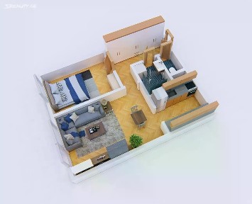Pronájem bytu 2+kk 45 m²