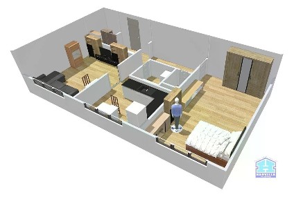 Prodej bytu 2+1 57 m²