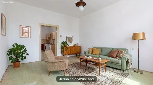 Pronájem bytu 1+1 45 m²