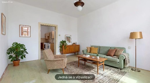 Pronájem bytu 1+1 45 m²