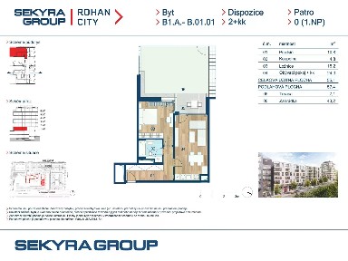 Prodej bytu 2+kk 53 m²