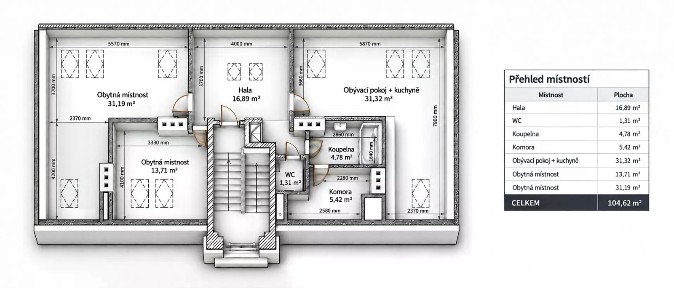 Prodej bytu 3+kk 105 m²