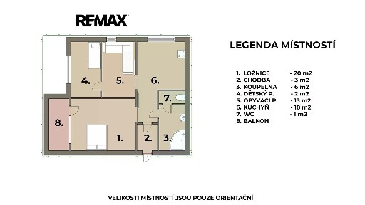 Prodej bytu 3+1 73 m²