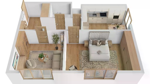 Prodej bytu 2+1 53 m²