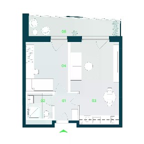Prodej bytu 2+kk 40 m²