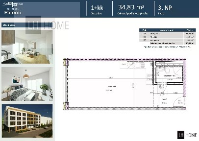 Prodej bytu 1+kk 35 m²