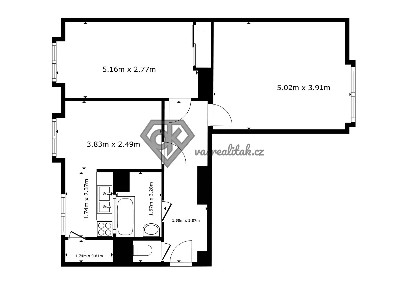 Prodej bytu 3+kk 60 m²