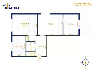 Prodej bytu 2+1 51 m²