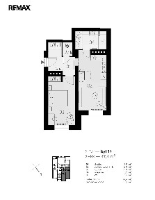 Pronájem bytu 2+kk 47 m²