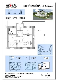 Prodej bytu 3+kk 80 m²