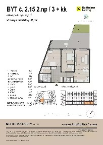 Prodej bytu 3+kk 97 m²