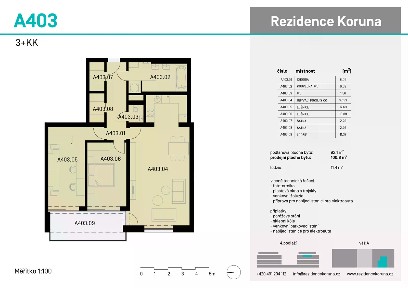 Prodej bytu 3+kk 100 m²