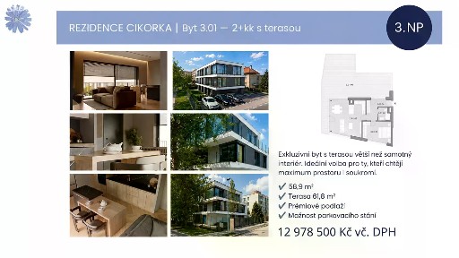 Prodej bytu 2+kk 59 m²