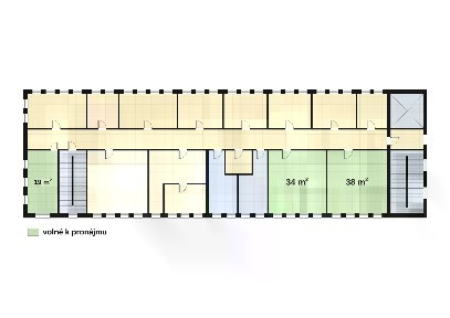 Pronájem kanceláře 19 m²