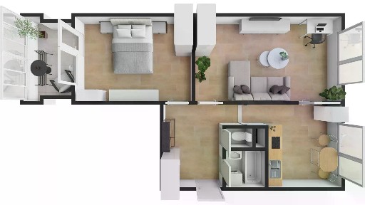 Prodej bytu 2+1 65 m²