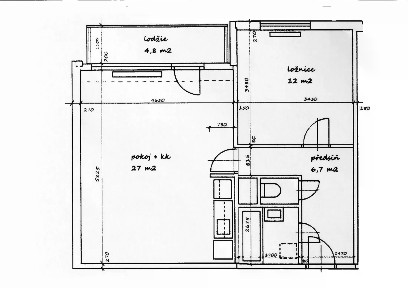 Prodej bytu 2+kk 50 m²