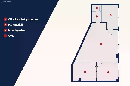 Prodej obchodního prostoru 69 m²