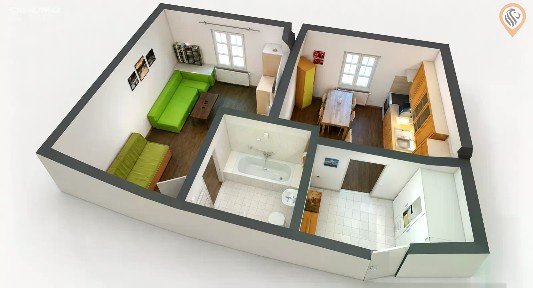 Pronájem bytu 2+kk 42 m²
