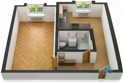 Pronájem bytu 1+1 35 m²