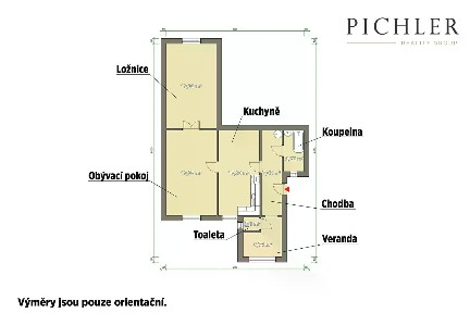 Pronájem bytu 2+1 73 m²