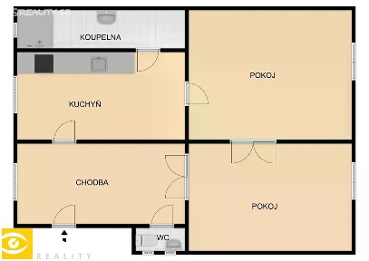 Pronájem bytu 2+1 75 m²