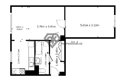 Prodej bytu 2+1 52 m²