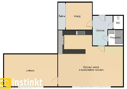 Prodej bytu 3+kk 59 m²