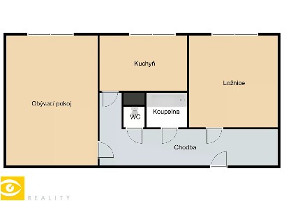Prodej bytu 2+1 59 m²