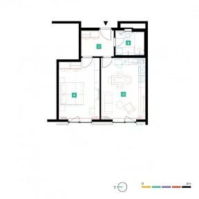 Pronájem bytu 2+kk 50 m²