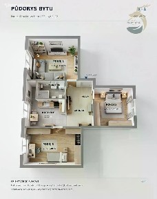 Prodej bytu 3+1 68 m²