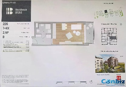 Pronájem bytu 1+kk 31 m²