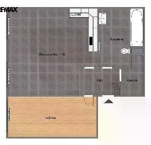 Pronájem bytu 2+kk 61 m²