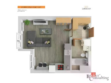 Prodej bytu 1+kk 33 m²