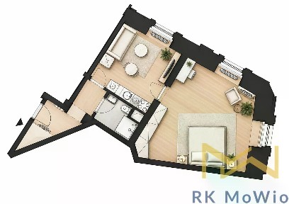 Prodej bytu 1+1 52 m²