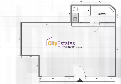 Pronájem obchodního prostoru 50 m²