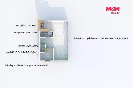 Prodej bytu 1+kk 34 m²
