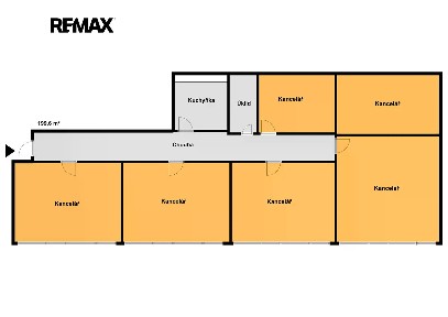 Pronájem kanceláře 200 m²