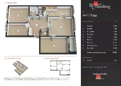 Prodej bytu 4+1 79 m²